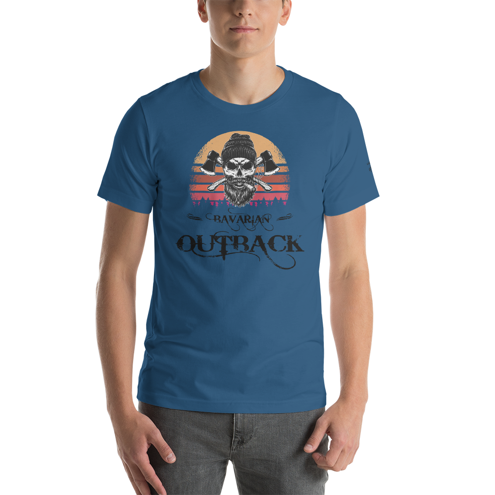 -BAVARIAN OUTBACK- Kurzärmeliges Unisex-T-Shirt