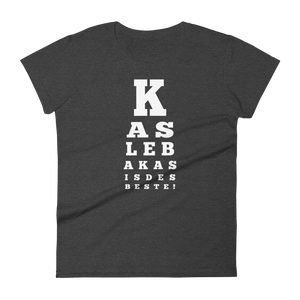 -BOARISCHER SEHTEST- Frauen Kurzarm T-Shirt