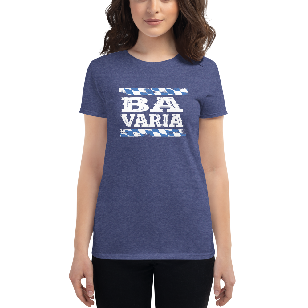 -BAVARIA- Frauen Kurzarm T-Shirt