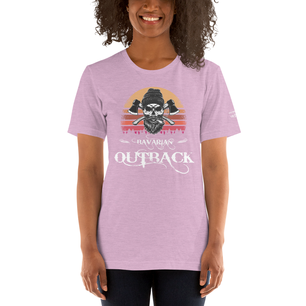 -BAVARIAN OUTBACK- Kurzärmeliges Unisex-T-Shirt