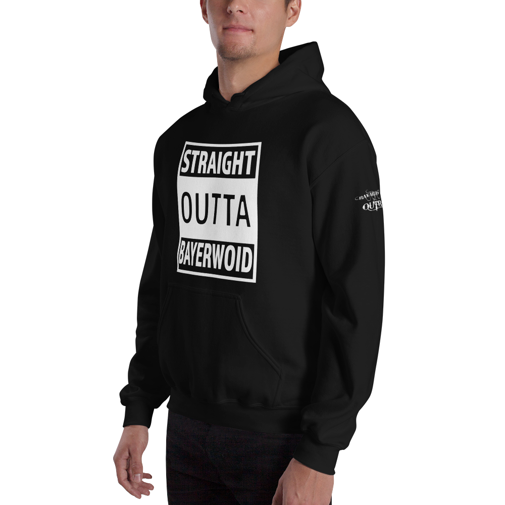 -STRAIGHT OUTTA BAYERWOID- Kapuzenpulli