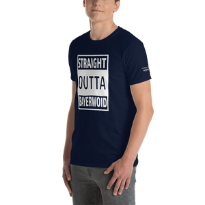 -STRAIGHT OUTTA BAYERWOID- Kurzarm-Unisex-T-Shirt