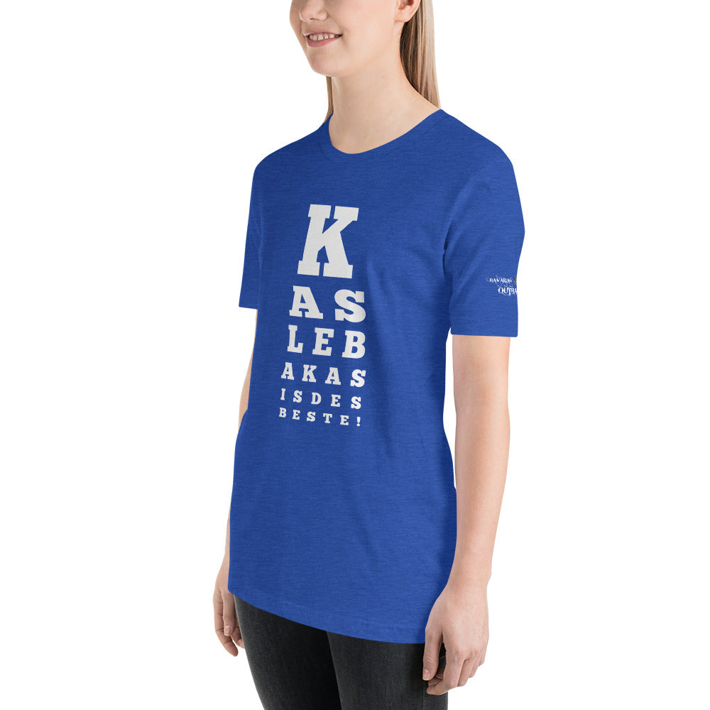 -BOARISCHER SEHTEST- Kurzärmeliges Unisex-T-Shirt