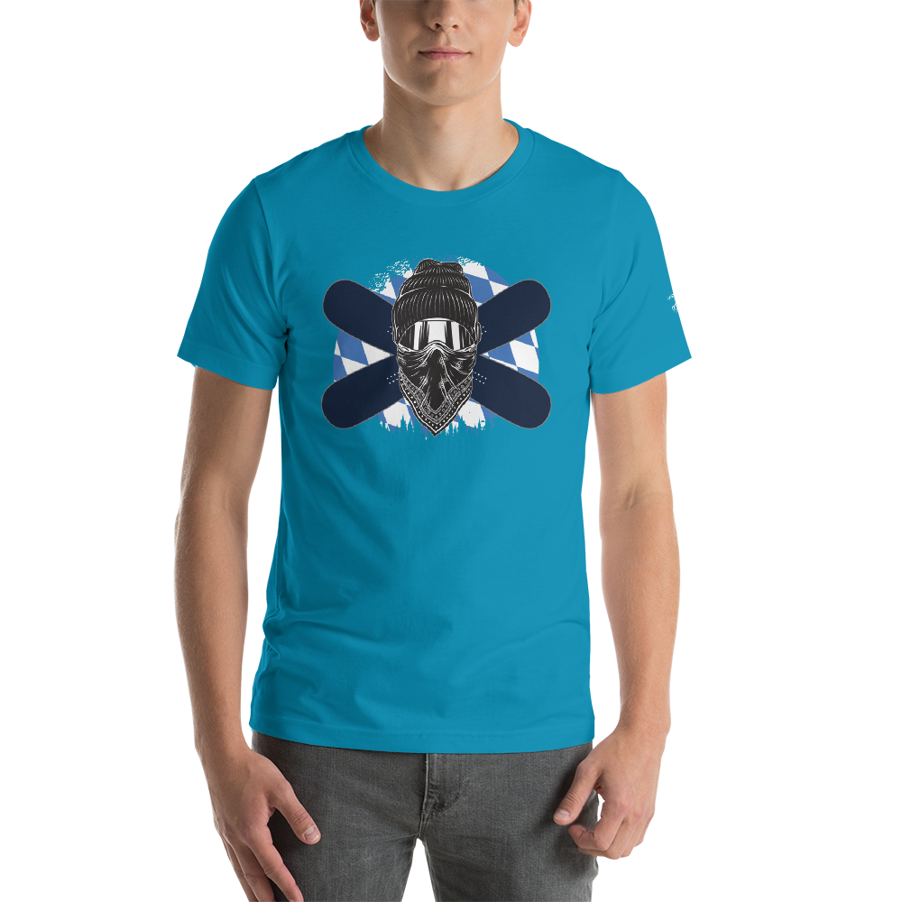 -BAVARIAN WOIDBOARDER- Kurzärmeliges Unisex-T-Shirt