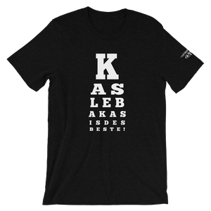 -BOARISCHER SEHTEST- Kurzärmeliges Unisex-T-Shirt