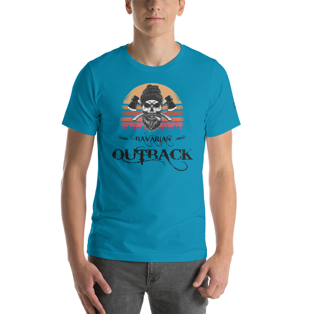 -BAVARIAN OUTBACK- Kurzärmeliges Unisex-T-Shirt