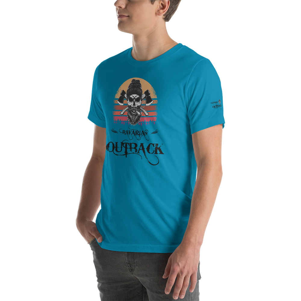 -BAVARIAN OUTBACK- Kurzärmeliges Unisex-T-Shirt