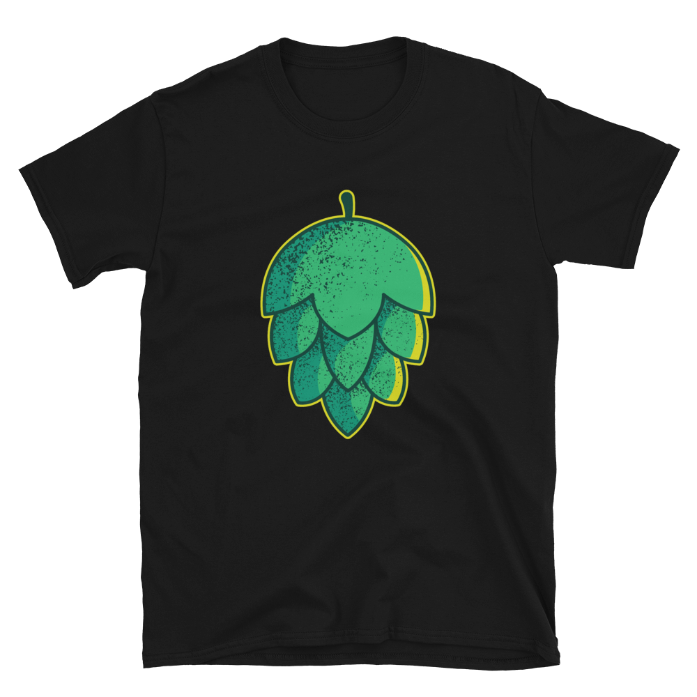 -HOPFEN- Kurzärmeliges Unisex-T-Shirt