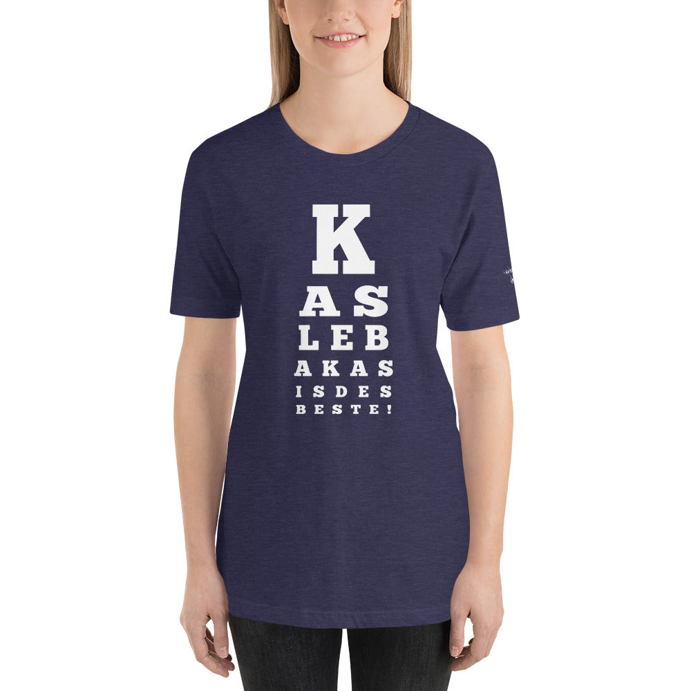 -BOARISCHER SEHTEST- Kurzärmeliges Unisex-T-Shirt