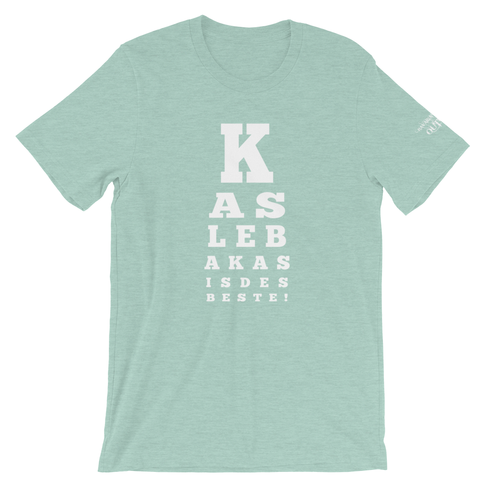 -BOARISCHER SEHTEST- Kurzärmeliges Unisex-T-Shirt