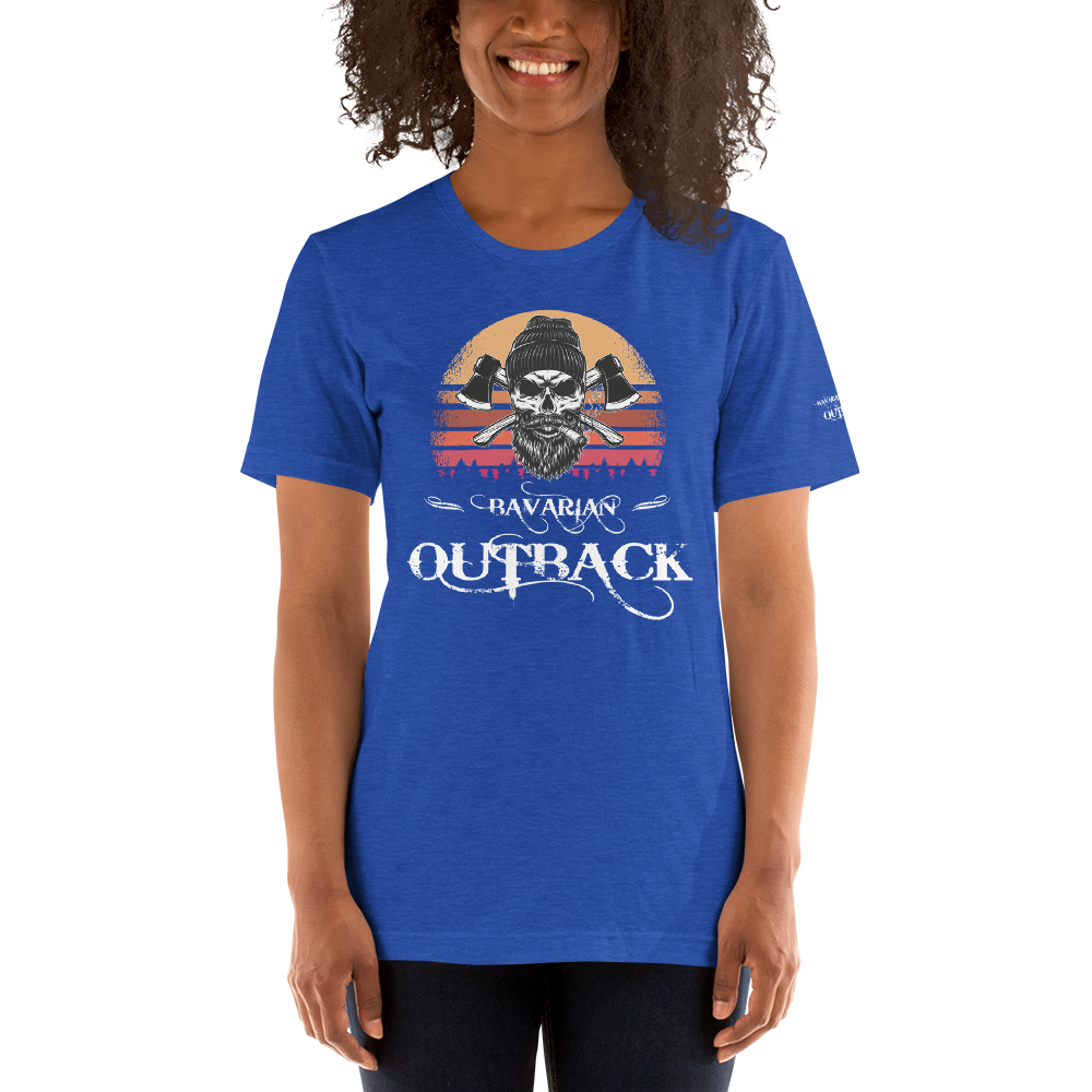 -BAVARIAN OUTBACK- Kurzärmeliges Unisex-T-Shirt