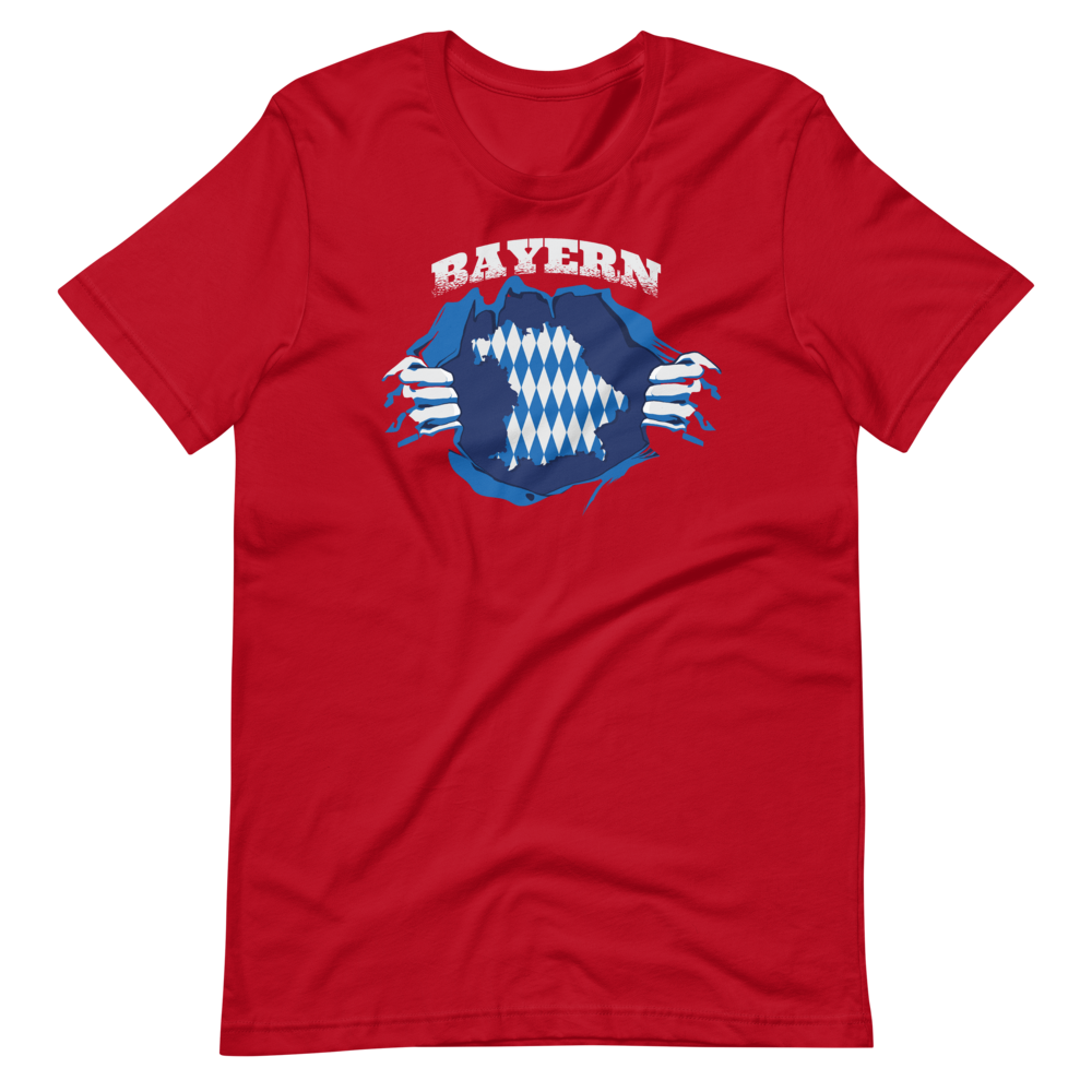 -BAYERN- Kurzärmeliges Unisex-T-Shirt