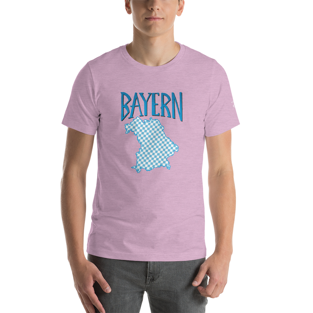 -BAYERN- Kurzärmeliges Unisex-T-Shirt