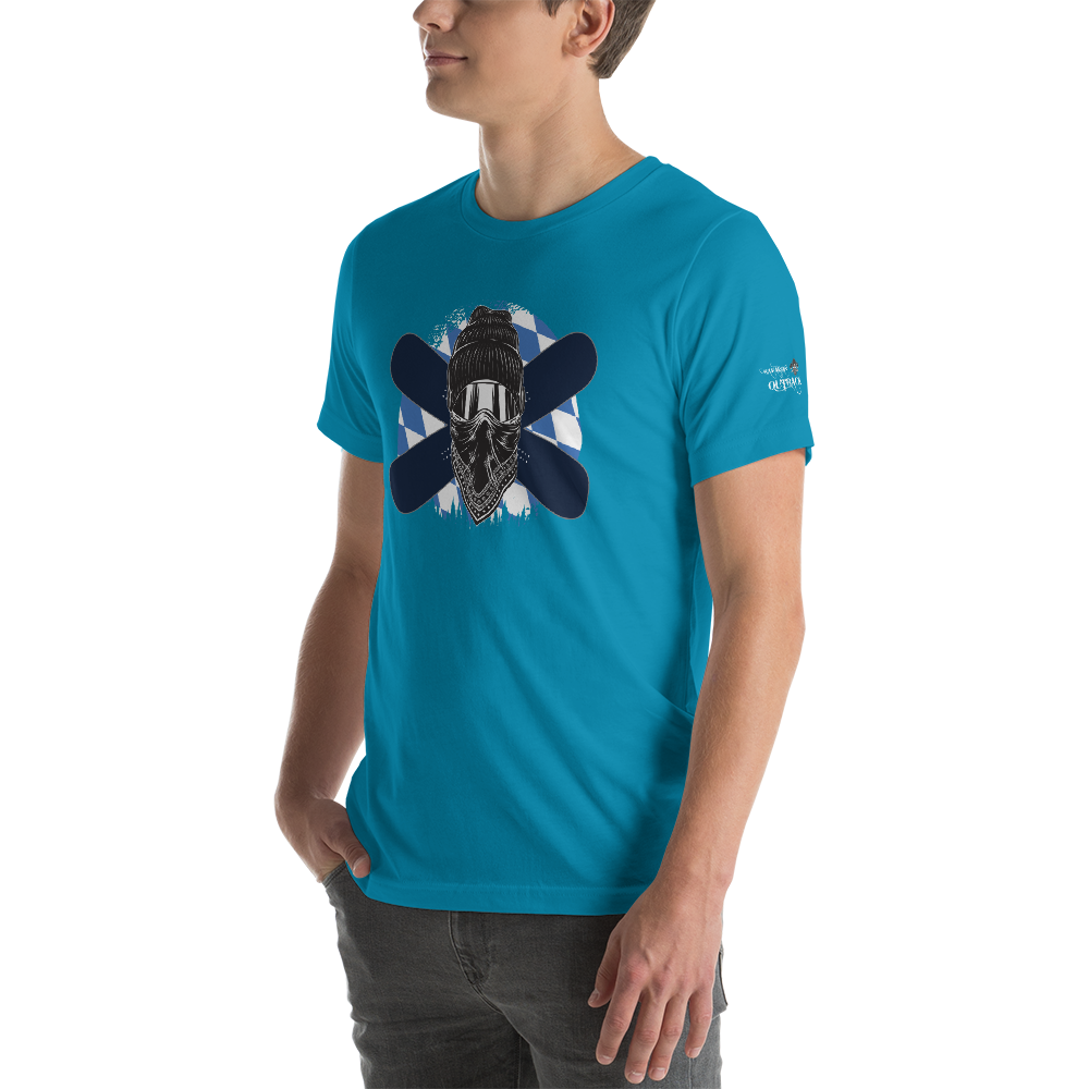 -BAVARIAN WOIDBOARDER- Kurzärmeliges Unisex-T-Shirt