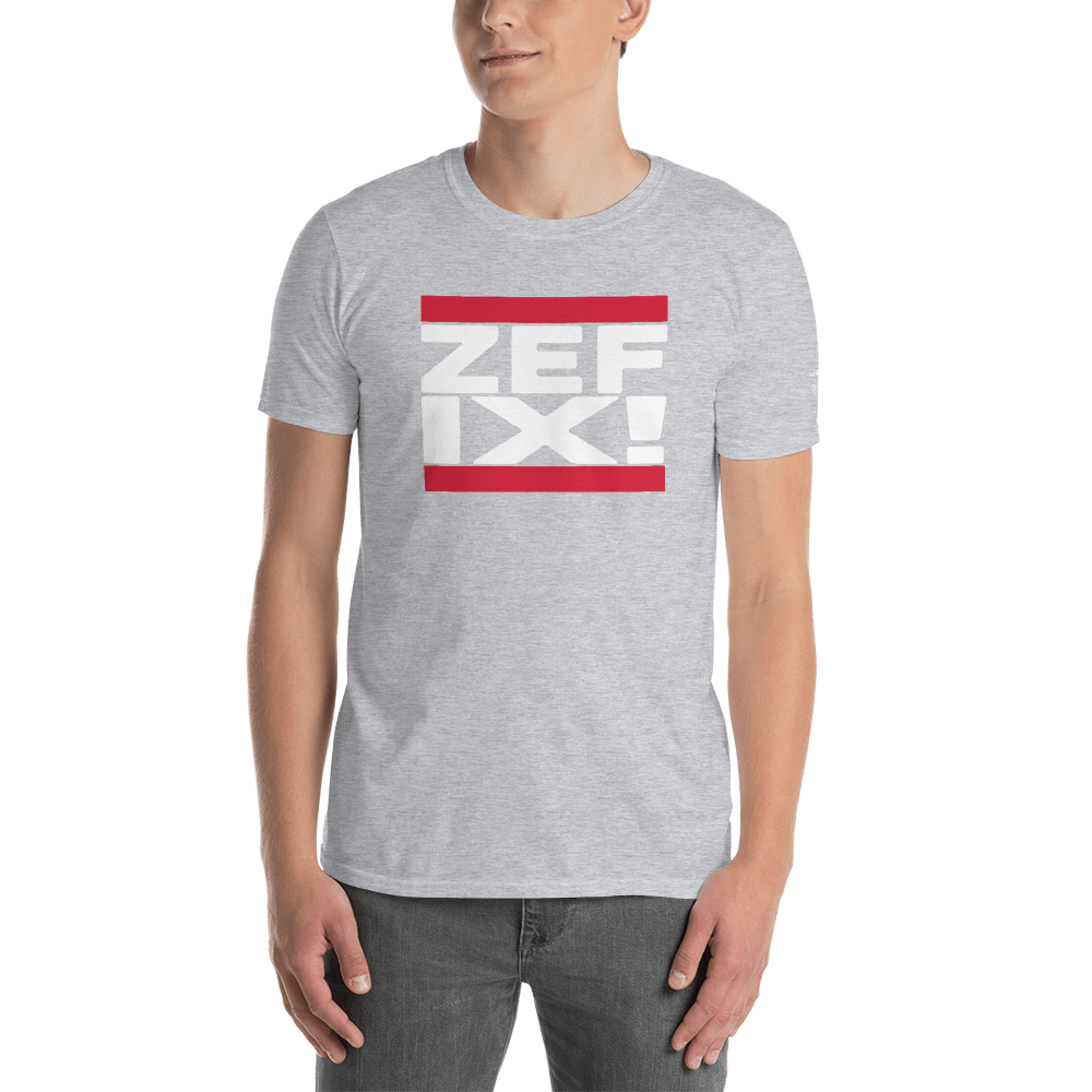 -ZEFIX!- Kurzarm-Unisex-T-Shirt