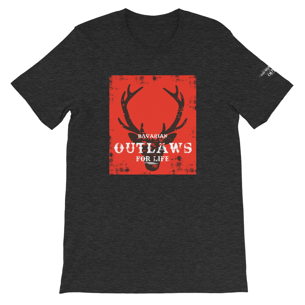 -BAVARIAN OUTLAWS FOR LIVE- Kurzärmeliges Unisex-T-Shirt