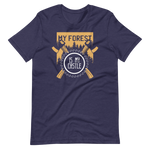 -MY FOREST IS MY CASTLE- Kurzärmeliges Unisex-T-Shirt