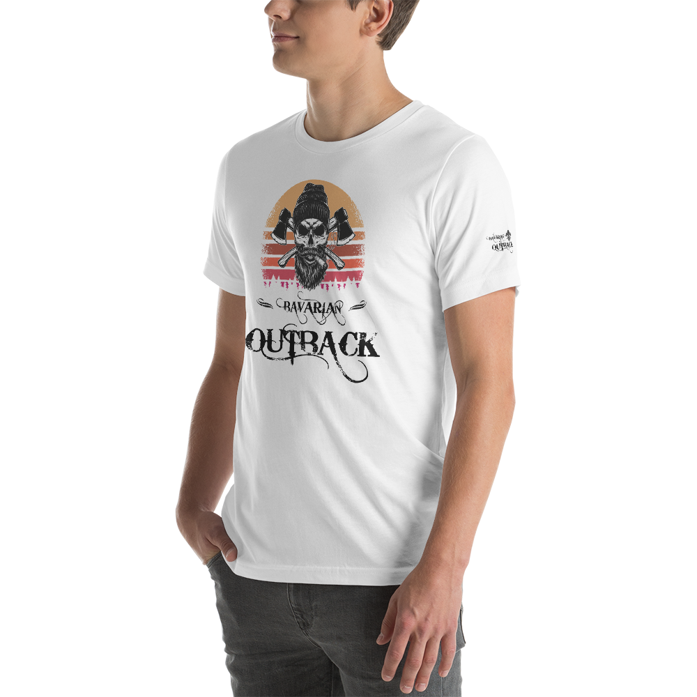 -BAVARIAN OUTBACK- Kurzärmeliges Unisex-T-Shirt