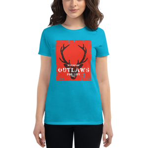 -BAVARIAN OUTLAWS FOR LIVE- Frauen Kurzarm T-Shirt