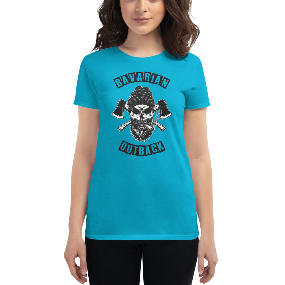 -BAVARIAN OUTBACK- Frauen Kurzarm T-Shirt