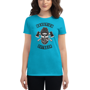 -BAVARIAN OUTBACK- Frauen Kurzarm T-Shirt