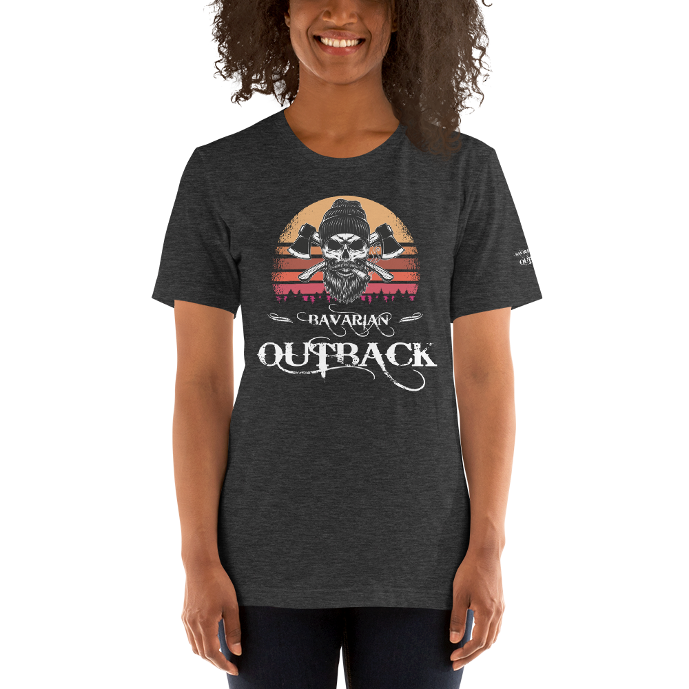 -BAVARIAN OUTBACK- Kurzärmeliges Unisex-T-Shirt