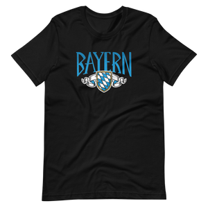 -BAYERN- Kurzärmeliges Unisex-T-Shirt