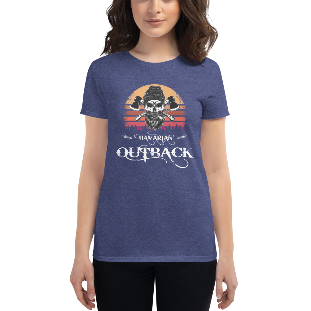 -BAVARIAN OUTBACK- Frauen Kurzarm T-Shirt