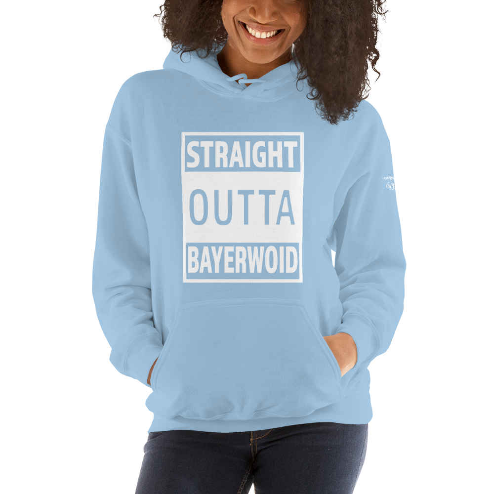 -STRAIGHT OUTTA BAYERWOID- Kapuzenpulli