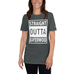 -STRAIGHT OUTTA BAYERWOID- Kurzarm-Unisex-T-Shirt