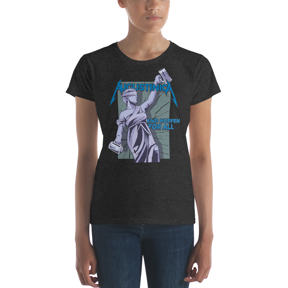 -AUGUSTINICA- Frauen Kurzärmeliges T-Shirt