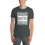 -STRAIGHT OUTTA BAYERWOID- Kurzarm-Unisex-T-Shirt