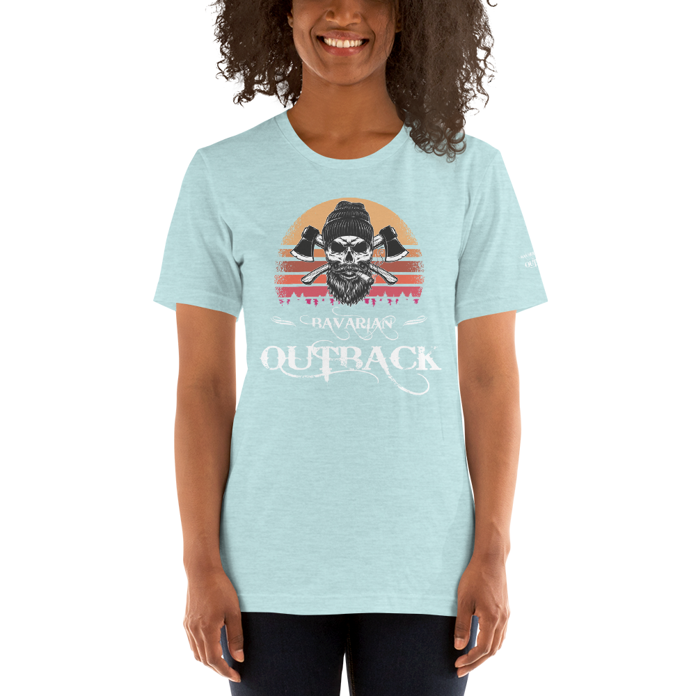 -BAVARIAN OUTBACK- Kurzärmeliges Unisex-T-Shirt