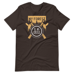 -MY FOREST IS MY CASTLE- Kurzärmeliges Unisex-T-Shirt