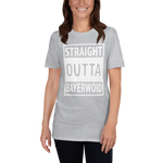 -STRAIGHT OUTTA BAYERWOID- Kurzarm-Unisex-T-Shirt