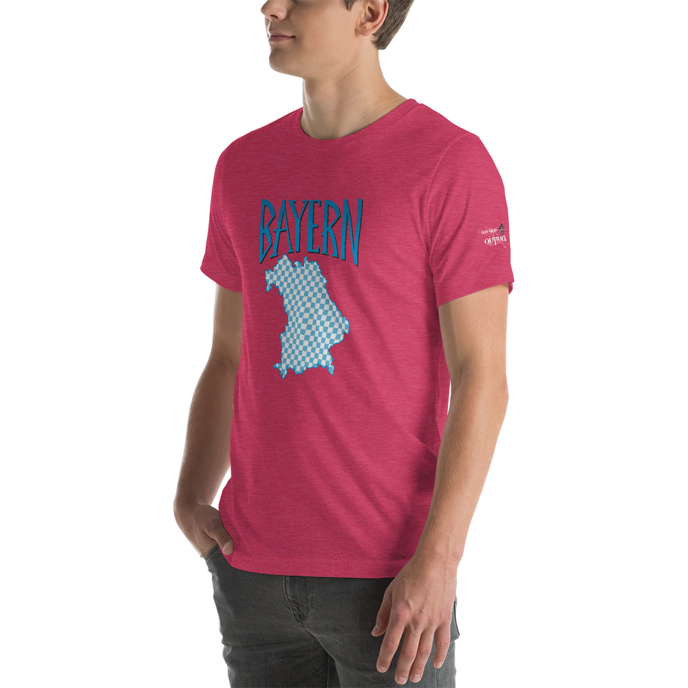 -BAYERN- Kurzärmeliges Unisex-T-Shirt