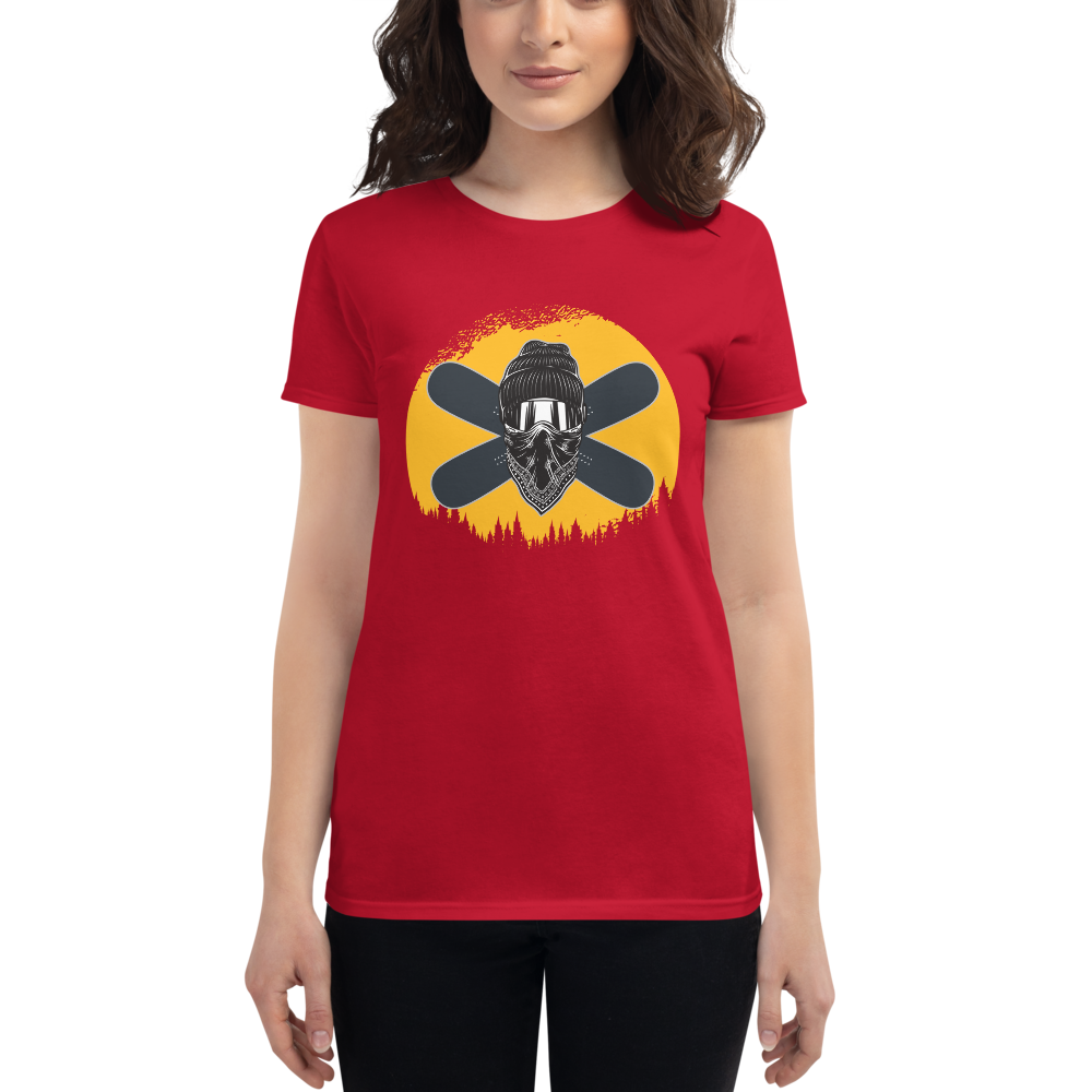 -WOIDBOARDER- Frauen Kurzarm T-Shirt