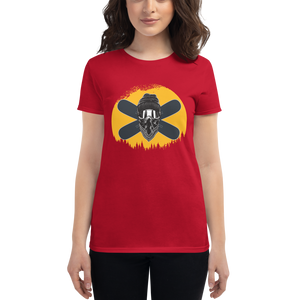 -WOIDBOARDER- Frauen Kurzarm T-Shirt