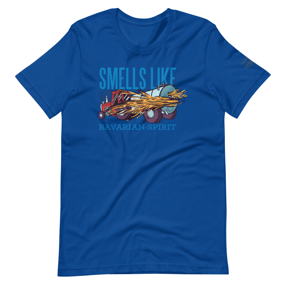 -SMELLS LIKE BAVARIAN SPIRIT- Kurzärmeliges Unisex-T-Shirt