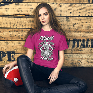 -MEIN DIRNDL IS IN DA WÄSCH- Kurzärmeliges Unisex-T-Shirt