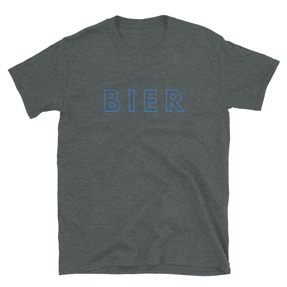 -BIER- Kurzärmeliges Unisex-T-Shirt