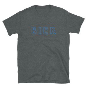 -BIER- Kurzärmeliges Unisex-T-Shirt