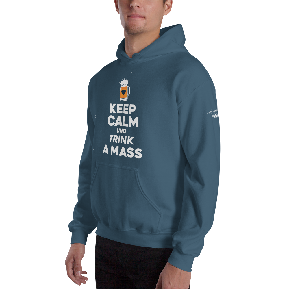 -KEEP CALM UND TRINK A MASS- Kapuzenpulli