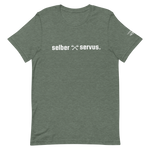 -selber servus- Kurzärmeliges Unisex-T-Shirt