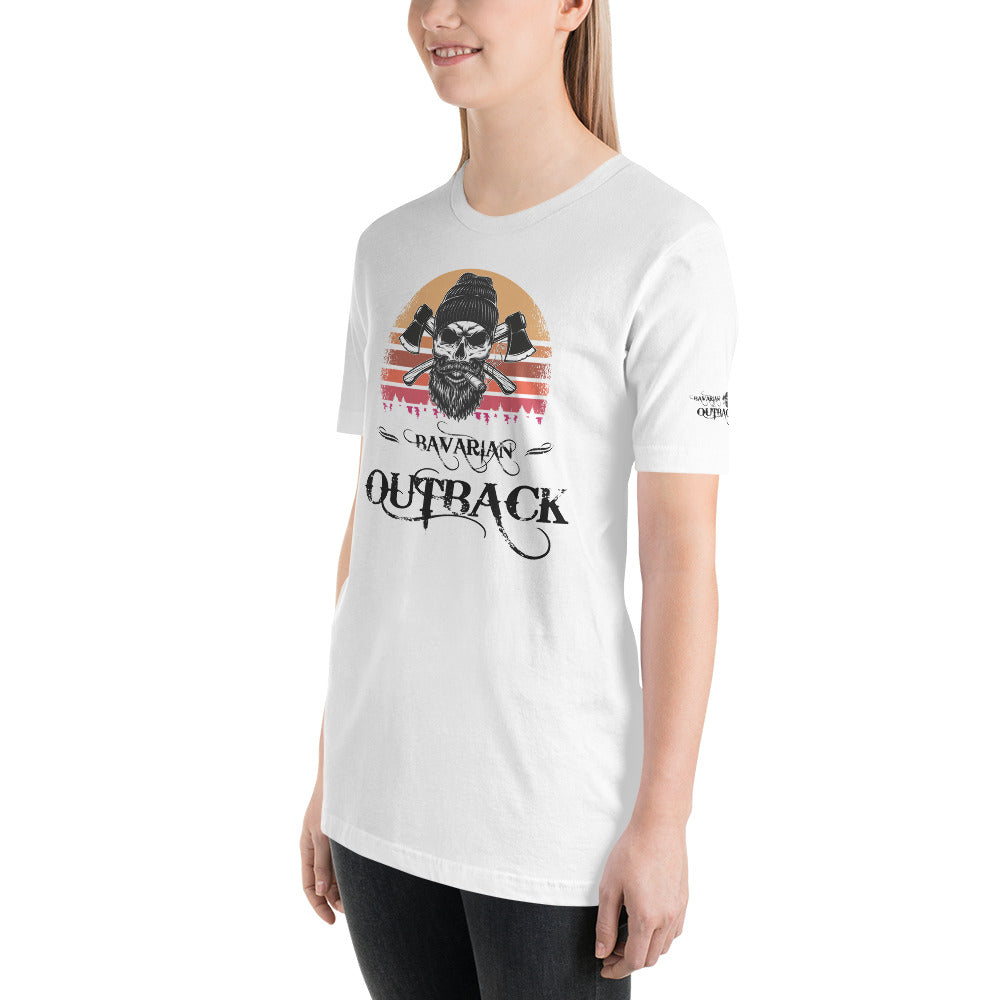 -BAVARIAN OUTBACK- Kurzärmeliges Unisex-T-Shirt