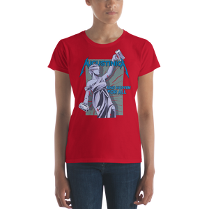 -AUGUSTINICA- Frauen Kurzärmeliges T-Shirt