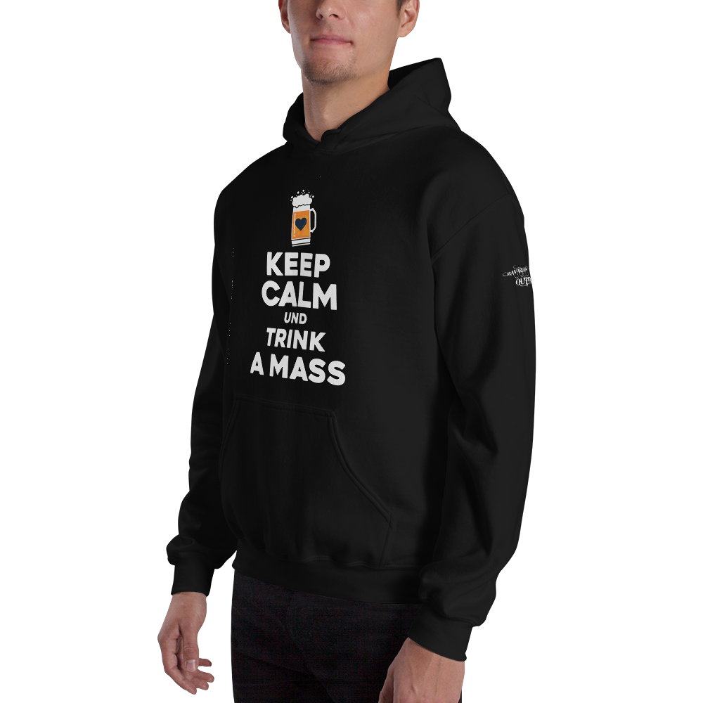 -KEEP CALM UND TRINK A MASS- Kapuzenpulli