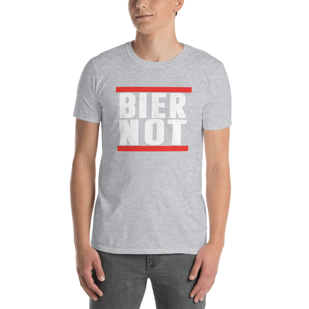 -BIERNOT- Kurzärmeliges Unisex-T-Shirt