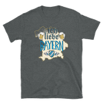 -ICH LIEBE BAYERN- Kurzärmeliges Unisex-T-Shirt