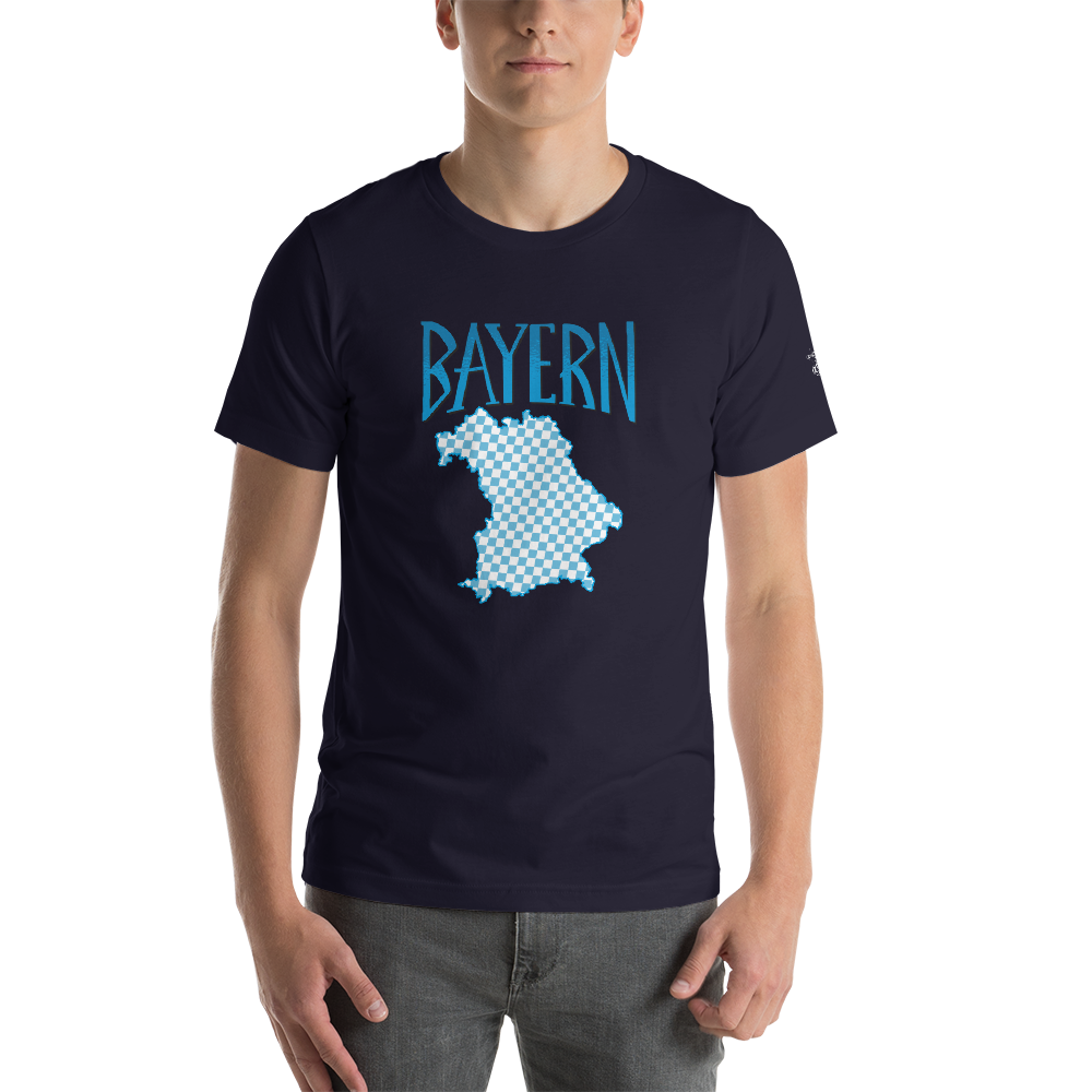 -BAYERN- Kurzärmeliges Unisex-T-Shirt